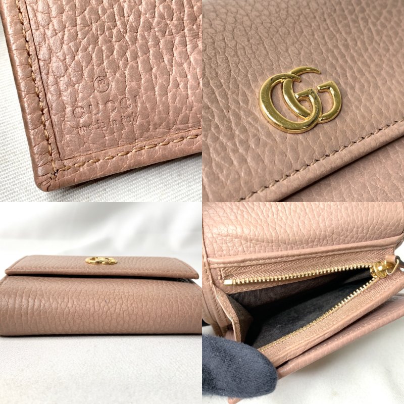 GUCCI Marmont雙G三折短夾-6