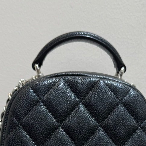 Chanel 香奈兒 全套 24P mini小書包 黑銀bag-9
