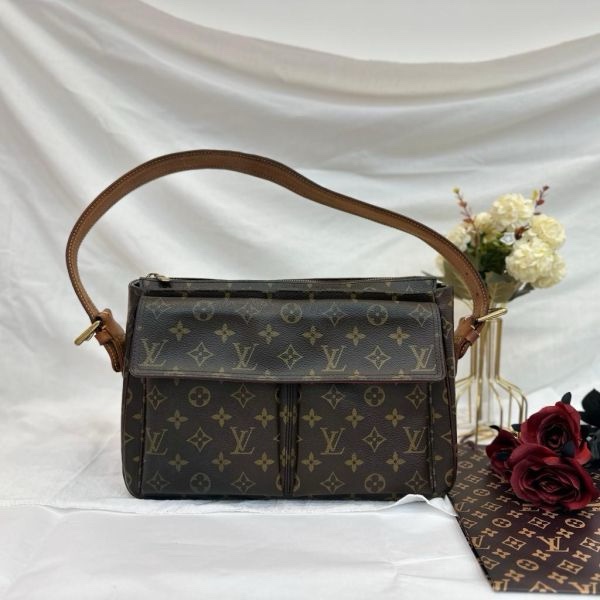 「特價優惠」Louis Vuitton 中古 中號駱駝包-1