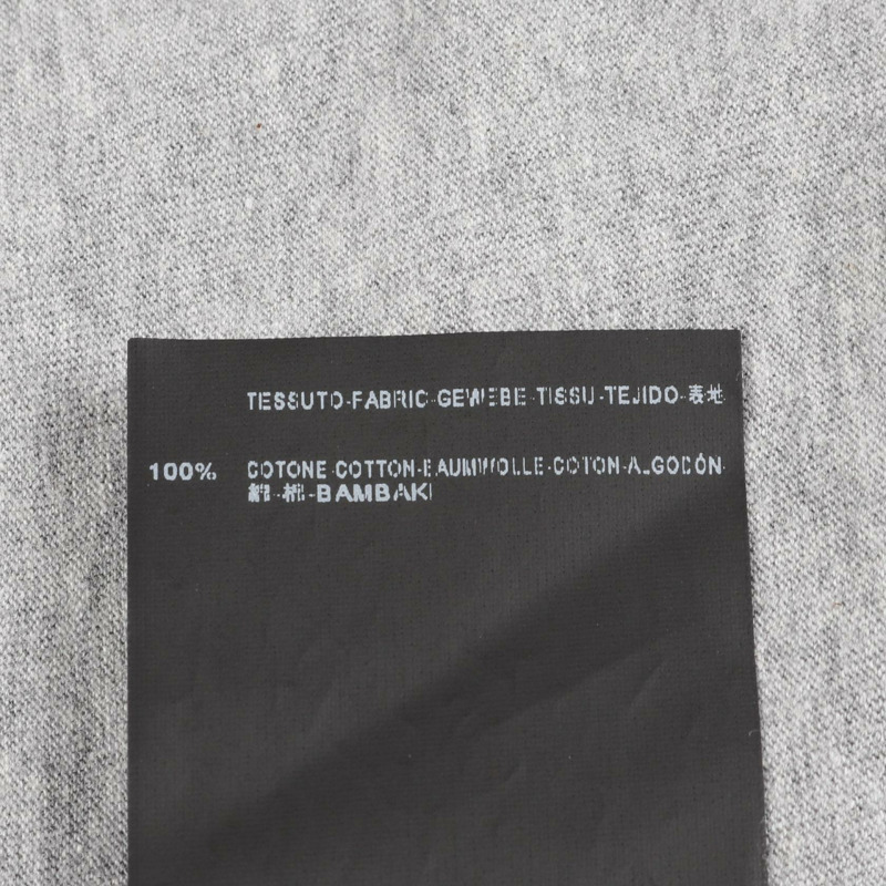 SAINT LAURENT PARIS T卹 - 棉質 灰色 黑色 二手男式-3