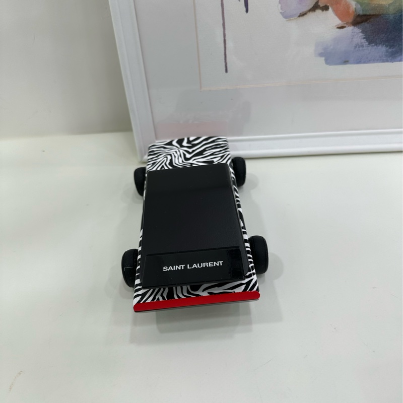 YSL 聖羅蘭 saint laurent paris SLP 斑馬紋小汽車擺飾 超酷超漂亮-3