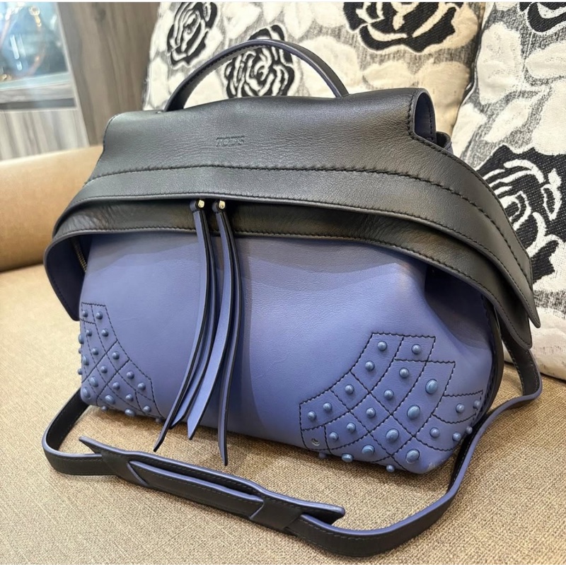 *SHIHNA名牌精品*TOD'S 大嘴包 Wave Bag-0