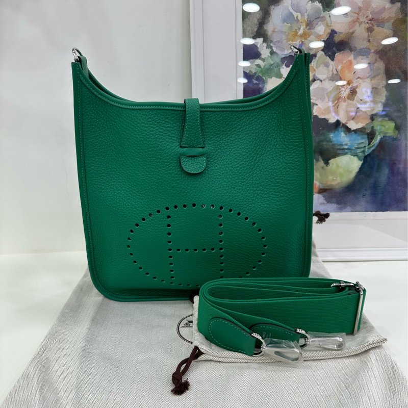 Hermes Evelyne 29 帝王綠 W 刻 全新-1