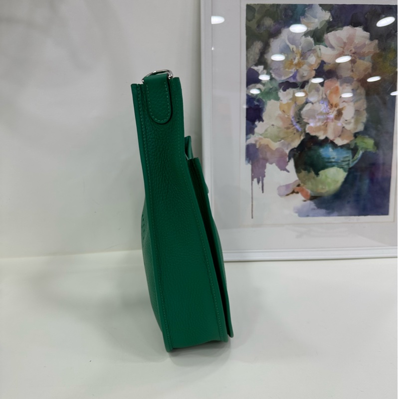 Hermes Evelyne 29 帝王綠 W 刻 全新-5