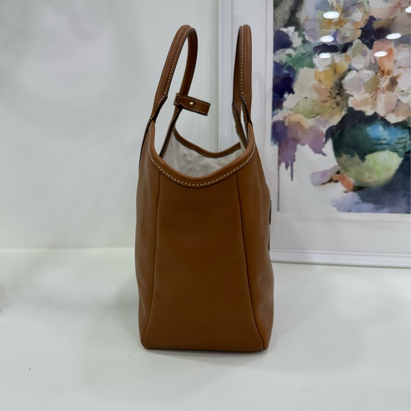Miumiu繆繆 干邑色 小牛皮菜籃tote ivy 手提包斜背包-3