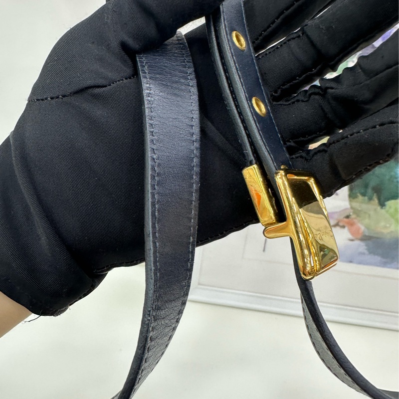 Dior迪奧！老花蒙田30中皮肩帶款，19年標 可單肩斜挎，尺寸約24×8×17cm-12