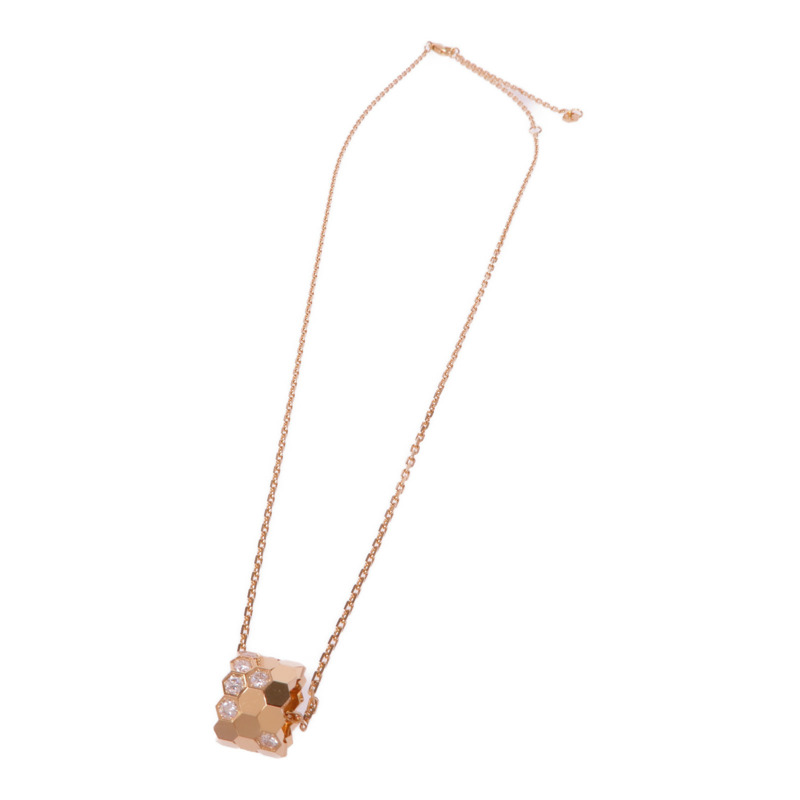 Chaumet 18K玫瑰金Bee de Chaumet鑽石項鍊-2
