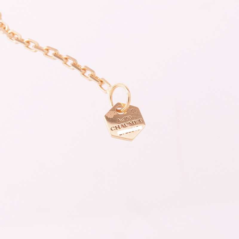 Chaumet 18K玫瑰金Bee de Chaumet鑽石項鍊-5