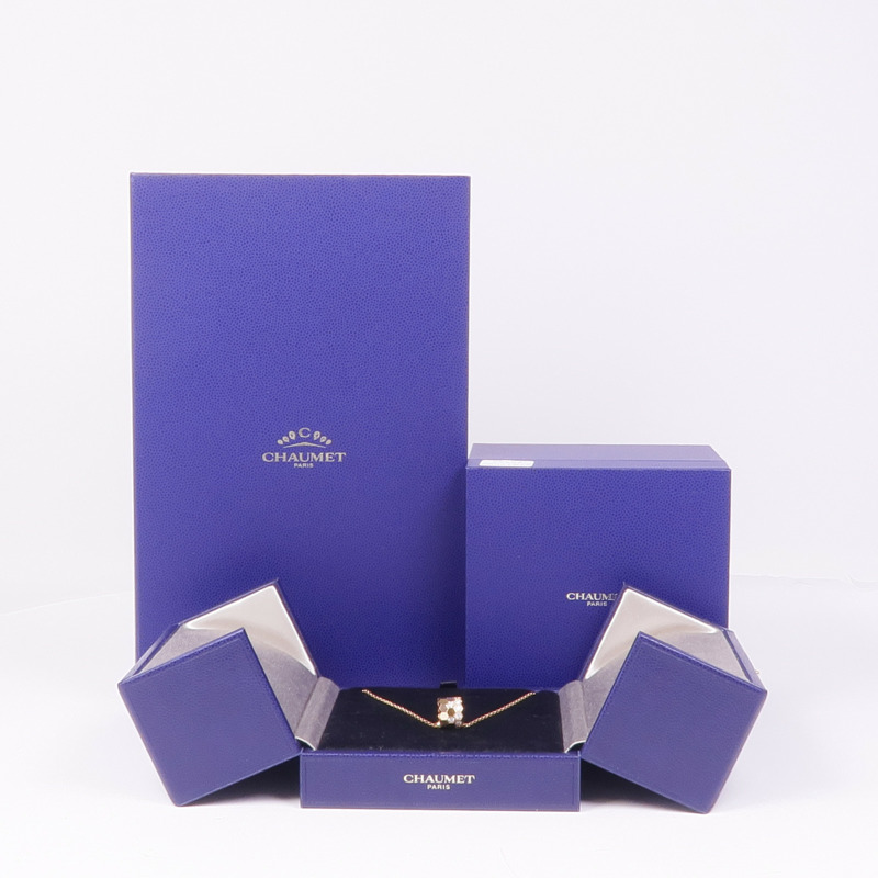 Chaumet 18K玫瑰金Bee de Chaumet鑽石項鍊-6
