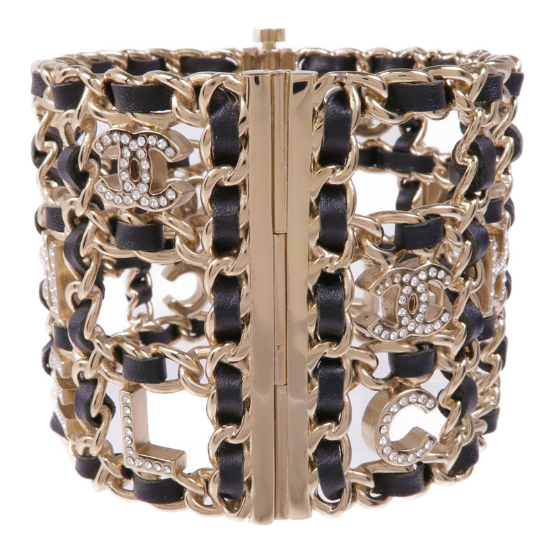 CHANEL 金屬/皮革Bracelet/Bangle手鐲-1