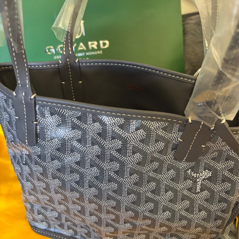 Goyard Anjou Mini Tote 灰色全新-2