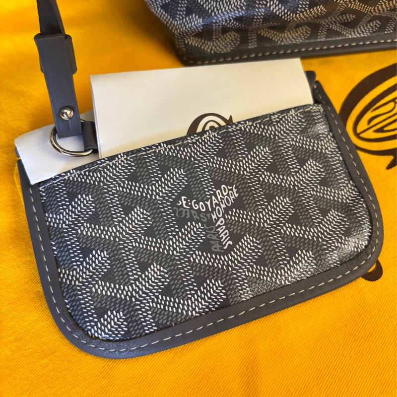 Goyard Anjou Mini Tote 灰色全新-4