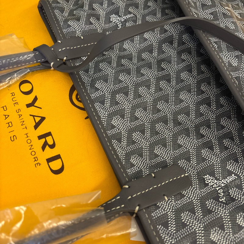 Goyard Anjou Mini Tote 灰色全新-13