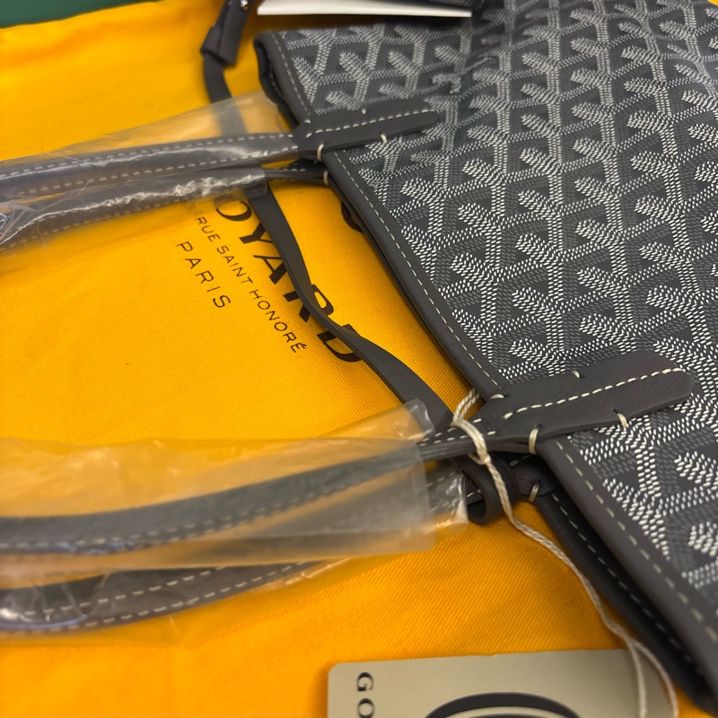 Goyard Anjou Mini Tote 灰色全新-14