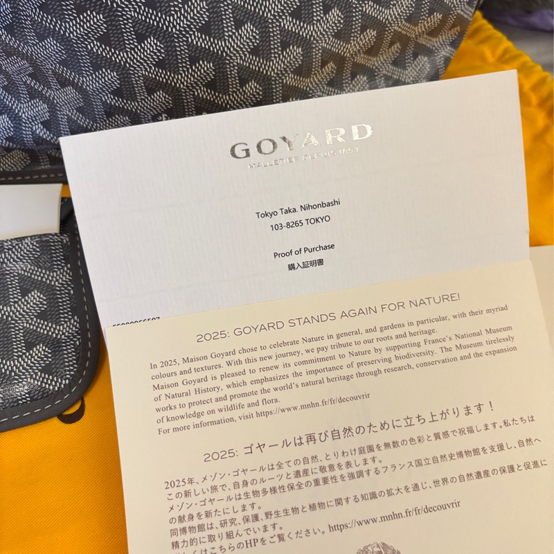 Goyard Anjou Mini Tote 灰色全新-15