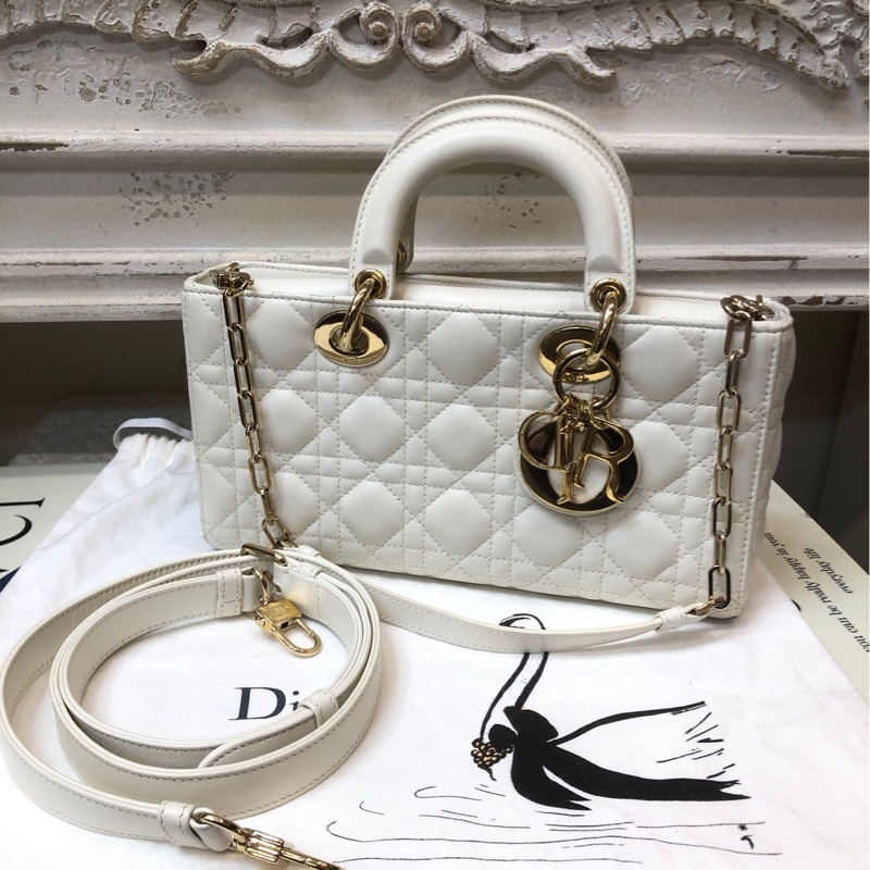 Dior Lady D-Joy白色横版戴妃 22年-0