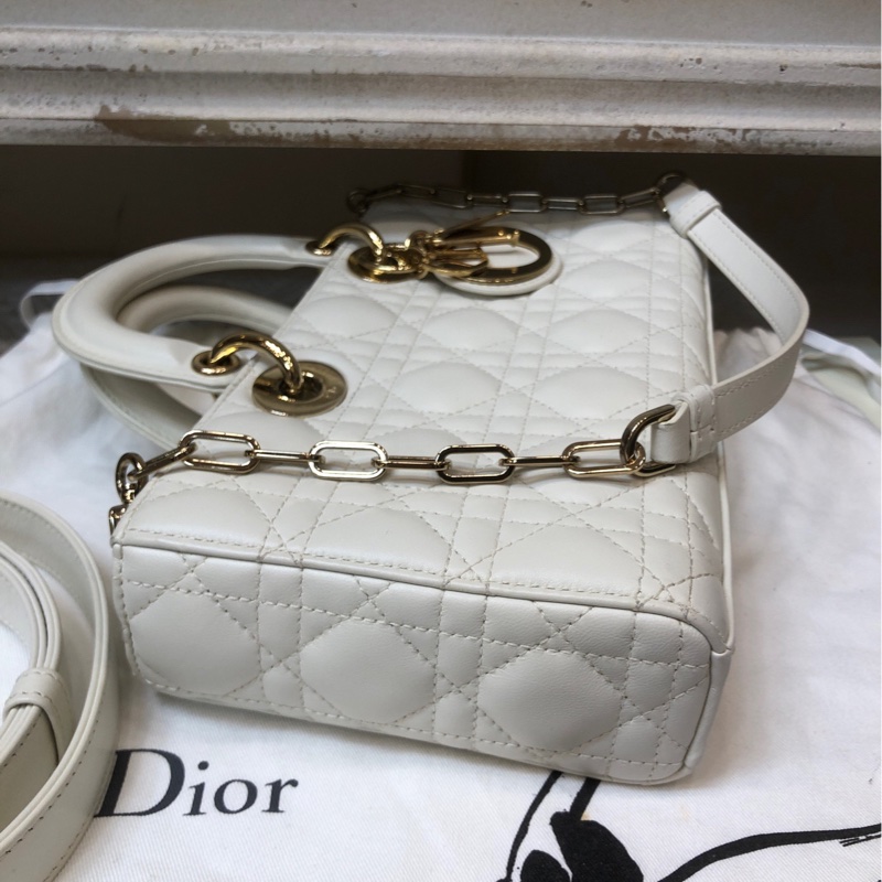 Dior Lady D-Joy白色横版戴妃 22年-3