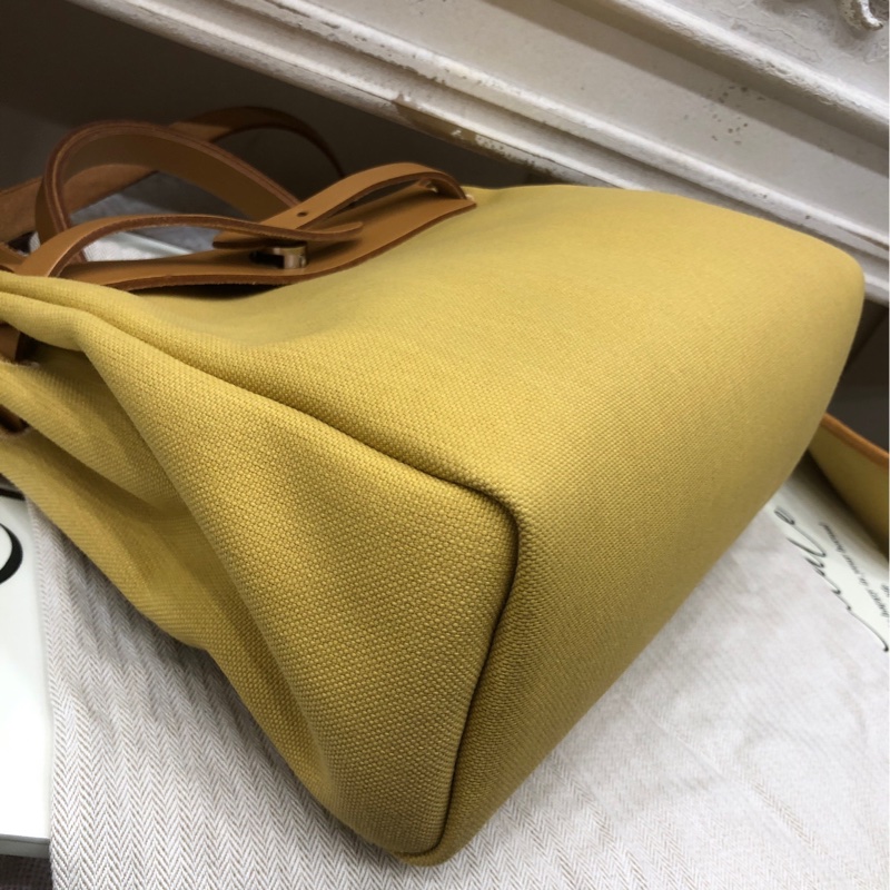 Hermes姜黄色银扣Herbag31内缝 有锁具 D刻-3