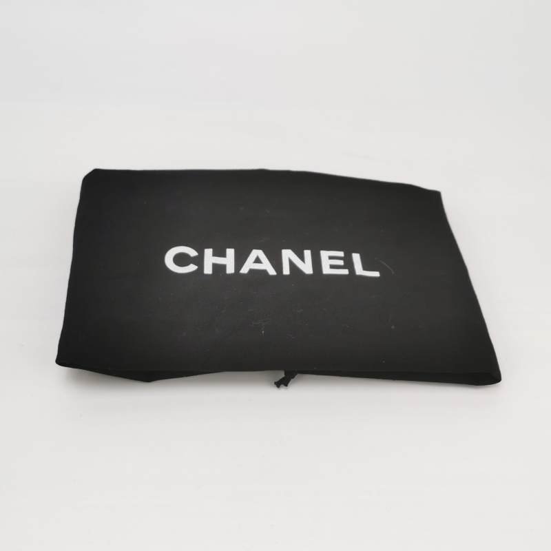 Chanel 牛皮 油蠟皮 磨砂皮 拼色 菱格 絎縫 雙C Logo 單肩包-8