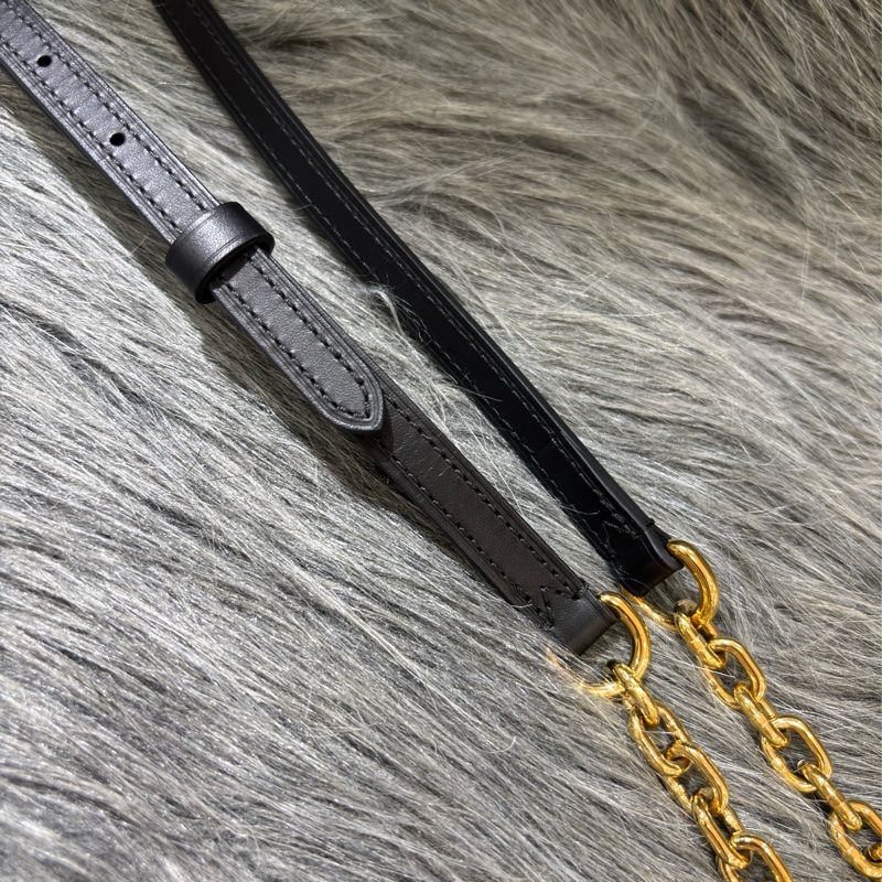 LV M43596 TRUNK CLUTCH 原花老花字紋雙色 海鷗 金鍊金釦 小箱子軟箱包箱子包斜背包肩背包手拿包-49