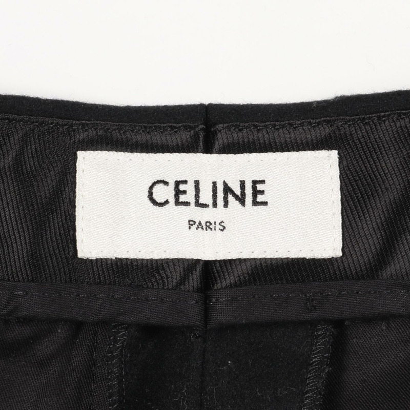 CELINE 褲子 2P580399F 羊毛 黑色 二手 女款 #36-2