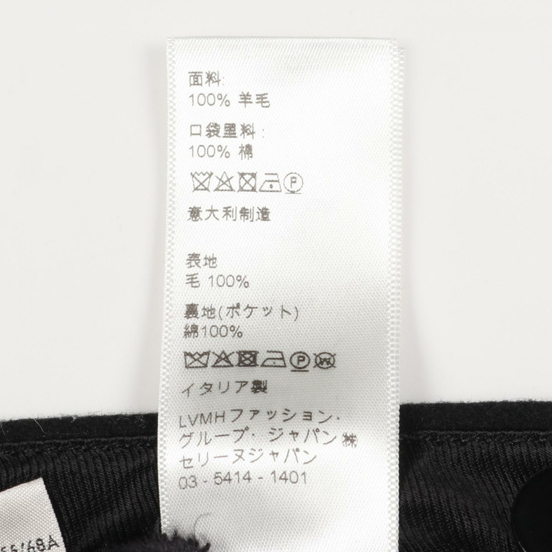 CELINE 褲子 2P580399F 羊毛 黑色 二手 女款 #36-3