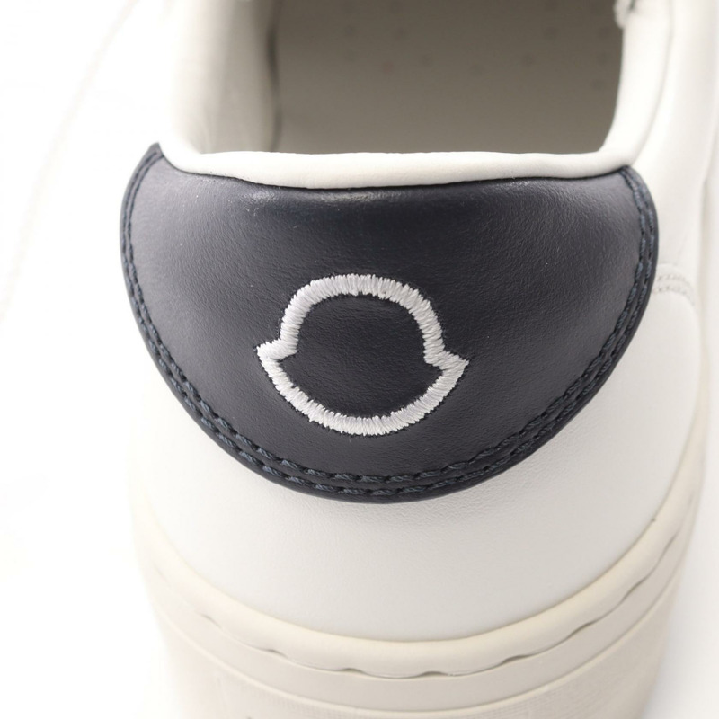 MONCLER MONACO2 運動鞋 4M00160M449600138 皮革白色海軍藍紅色新款女款 #38-7