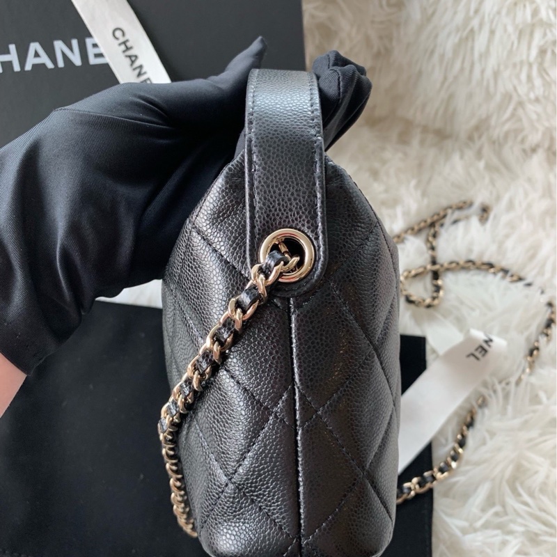 香奈兒 chanel 25a 小logo 飯盒包 斜挎包 手袋-1