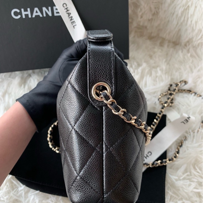 香奈兒 chanel 25a 小logo 飯盒包 斜挎包 手袋-3