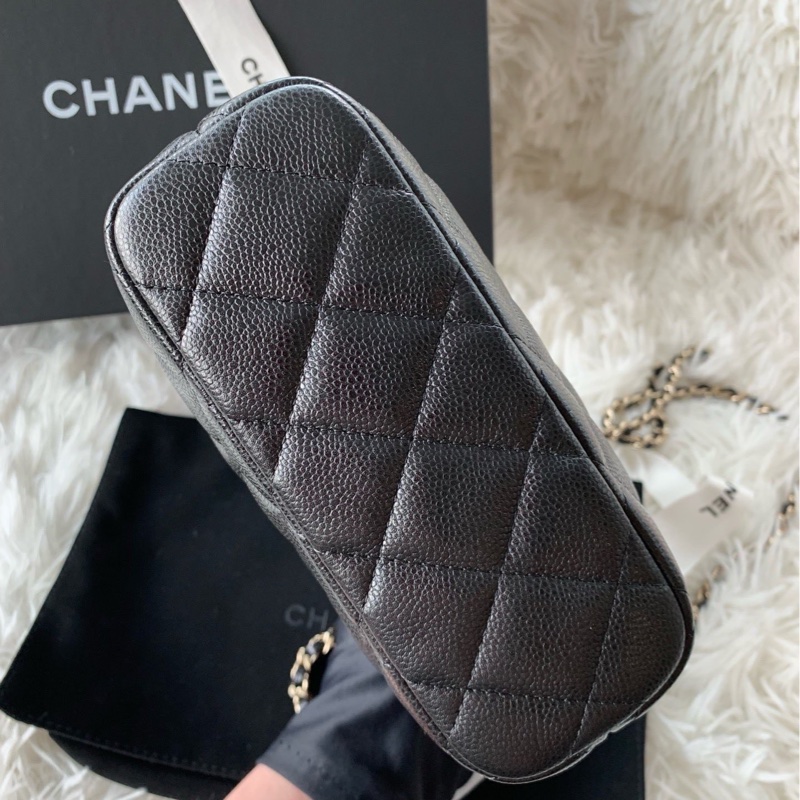 香奈兒 chanel 25a 小logo 飯盒包 斜挎包 手袋-4