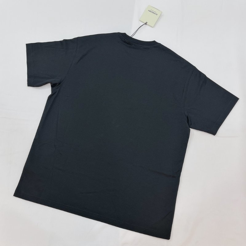 BURBERRY 全新格紋簍空戰馬XS號T恤-2