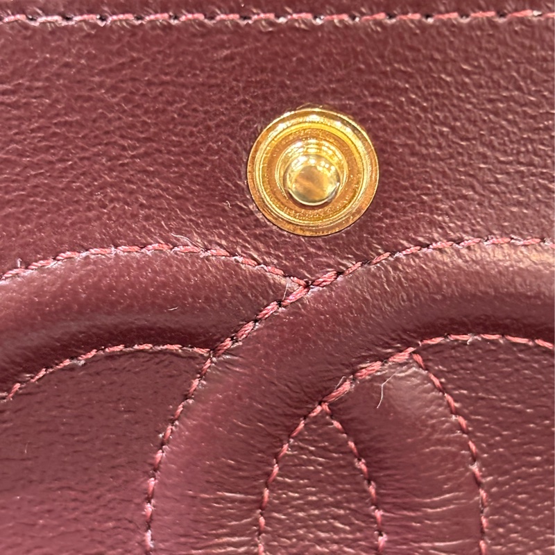CHANEL A01112 25 COCO CF 黑色羊皮 金鍊 肩背包 口蓋包-17