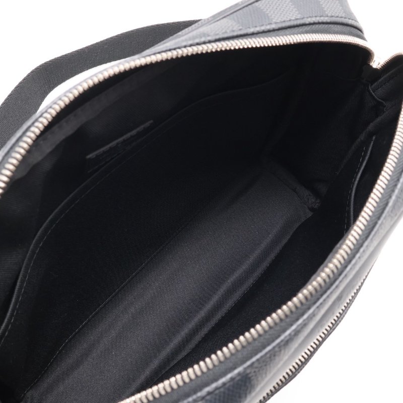 LOUIS VUITTON Dayton棋盤格記者包 - 小號黑-2