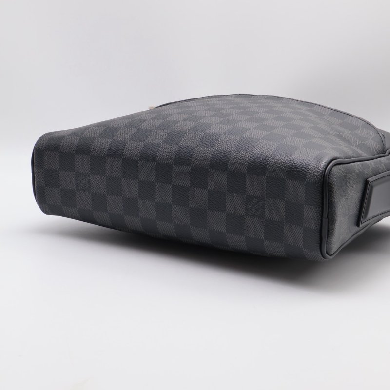 LOUIS VUITTON Dayton棋盤格記者包 - 小號黑-4