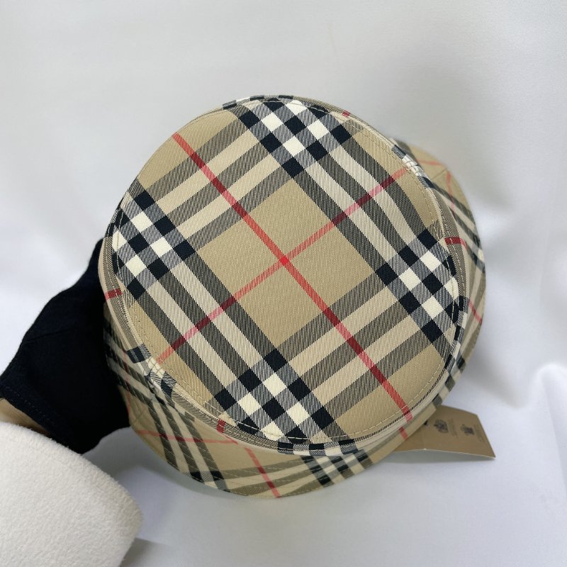 BURBERRY 全新經典格紋漁夫帽-1
