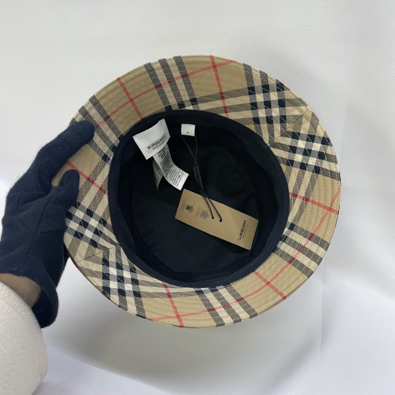 BURBERRY 全新經典格紋漁夫帽-2