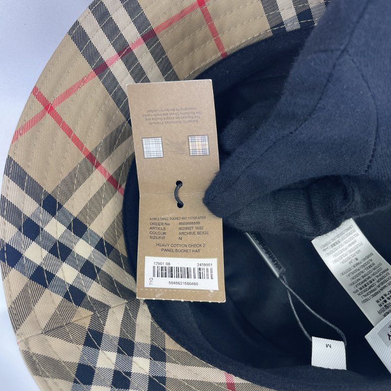 BURBERRY 全新經典格紋漁夫帽-9