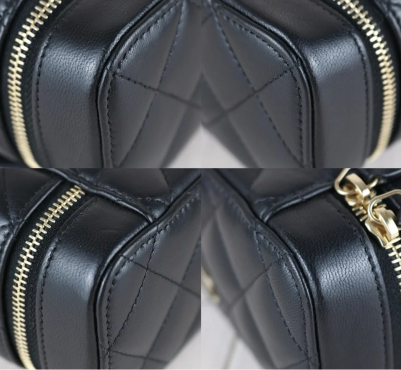 「JL精品代購」98新 Chanel 香奈兒 化妝包/長盒子-6