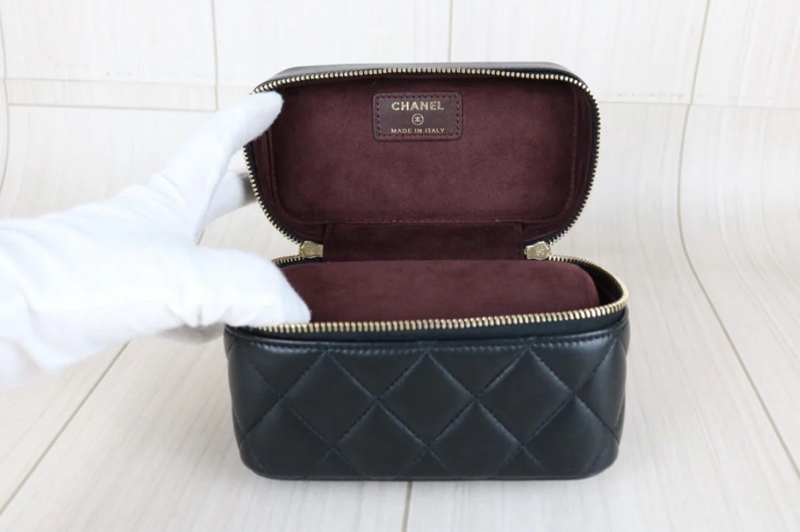 「JL精品代購」98新 Chanel 香奈兒 化妝包/長盒子-8