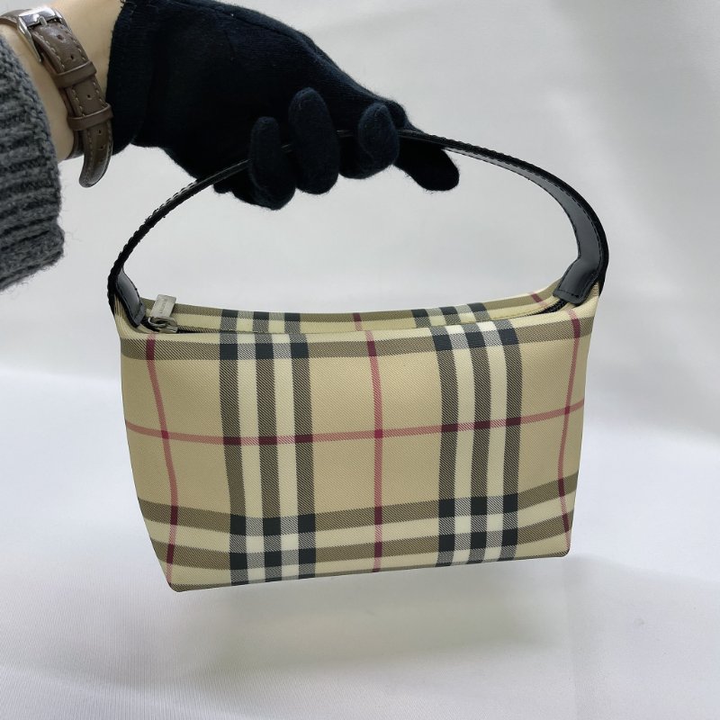 BURBERRY 格紋手提包-3