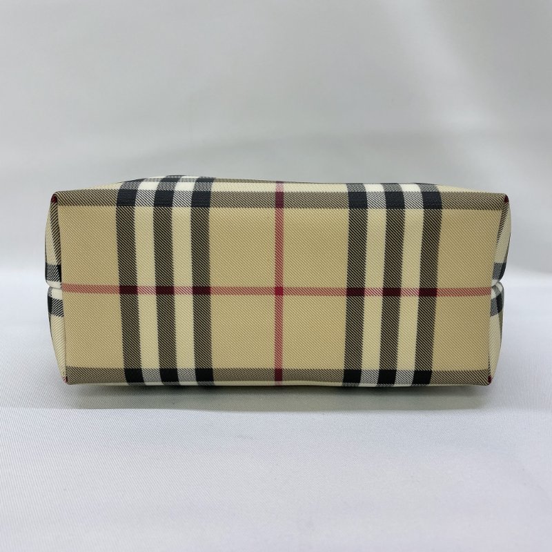 BURBERRY 格紋手提包-4