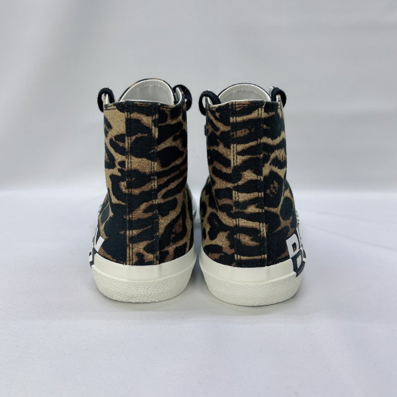 BURBERRY 豹紋高筒運動鞋-3