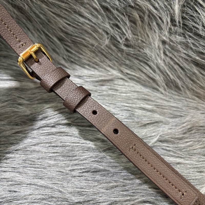 LV M40761 SPEEDY25 咖啡色荔枝皮 原花老花字紋 手提包波士頓包斜背包肩背包 美品-36