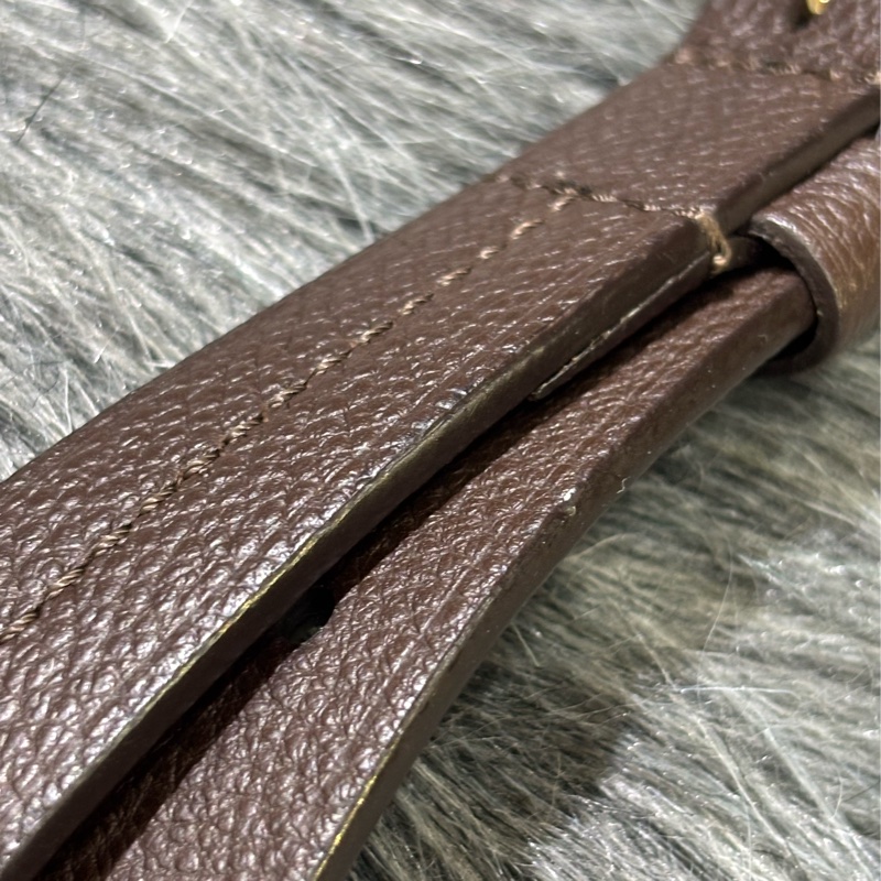 LV M40761 SPEEDY25 咖啡色荔枝皮 原花老花字紋 手提包波士頓包斜背包肩背包 美品-46