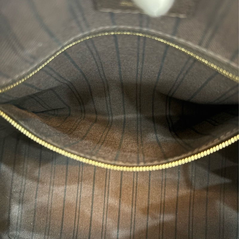 LV M40761 SPEEDY25 咖啡色荔枝皮 原花老花字紋 手提包波士頓包斜背包肩背包 美品-53