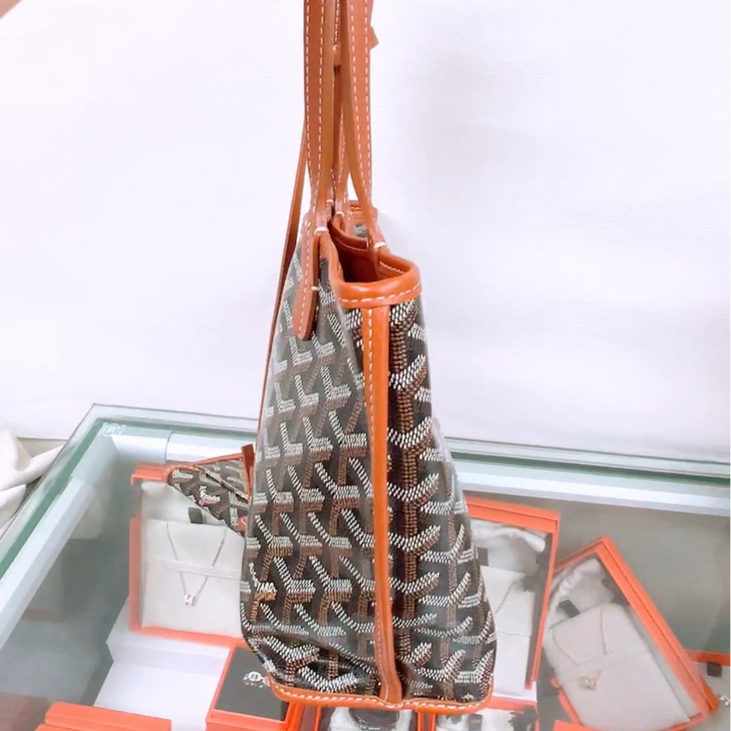 Goyard anjou mini tote 愛心老花托特包-4