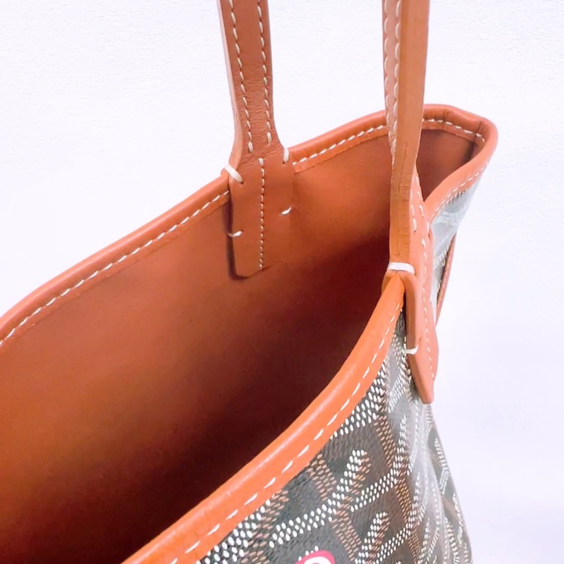 Goyard anjou mini tote 愛心老花托特包-12