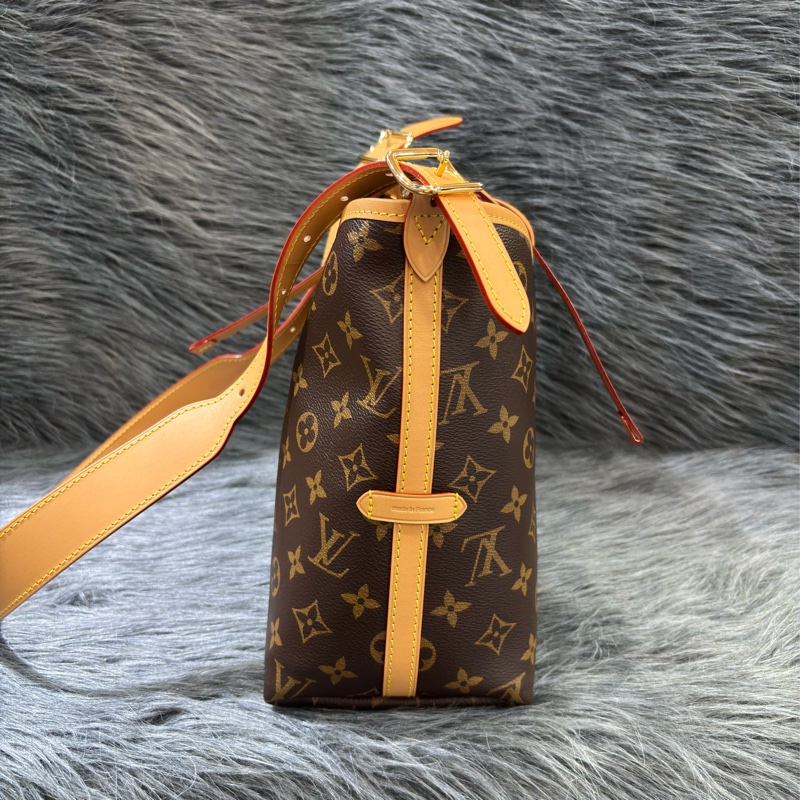 LV M46203 CarryAll PM 原花老花字紋 肩背包 斜背包 子母包 購物包-2