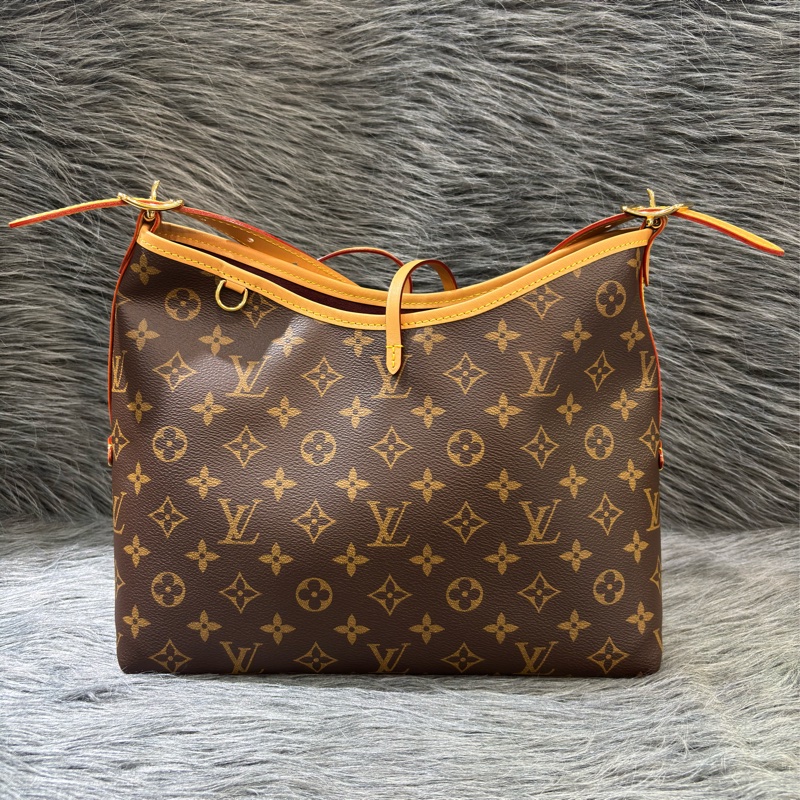 LV M46203 CarryAll PM 原花老花字紋 肩背包 斜背包 子母包 購物包-3