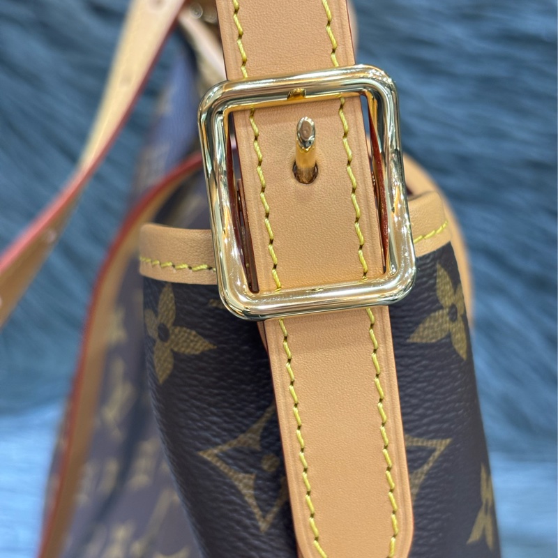 LV M46203 CarryAll PM 原花老花字紋 肩背包 斜背包 子母包 購物包-7